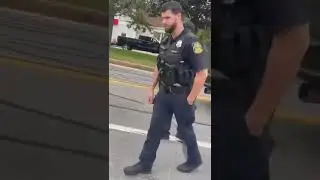 Salem NH Police being rude to truck driver from Massachusetts.