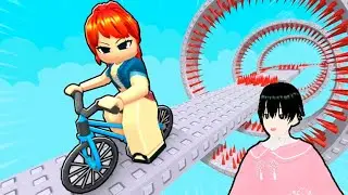 😱😱😱 !!! ОПАСНЫЙ ЗАЕЗД НА ВЕЛОСИПЕДЕ !!! 😱😱😱