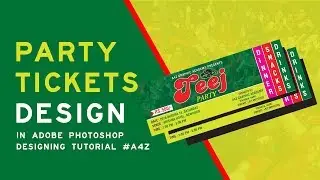 How to design Teej Special Ticket | Designing Tutorial | For Beginner #ticketdesign