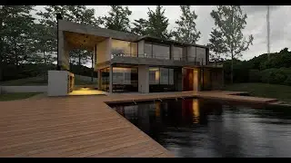 D5 Render Animation Fresno House