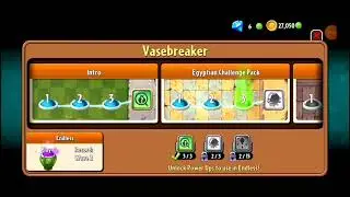 PVZ 2 vasebreaker egyptian challenge 2