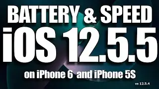 iOS 12.5.5 Speed / Performance and Battery test.