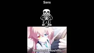 Sans vs Takanashi Hoshino (Undertale | Blue Archive) 