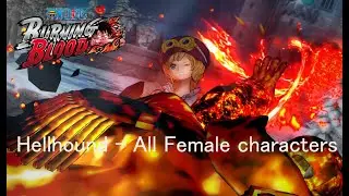 One piece BURNING BLOOD -Akainu Hellhound All Female characters
