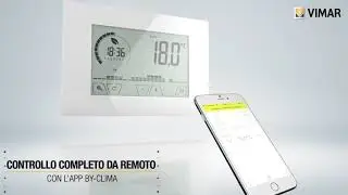 Termostato wifi Vimar Clima Thermo - touch screen e controllo da smartphone.