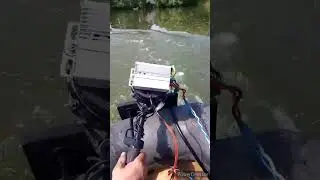 Лодочный электромотор из генератора.