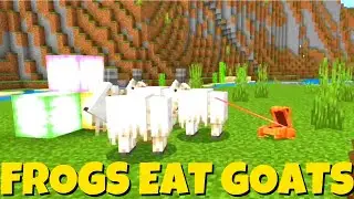 FROGS CANT EAT GOATS MINECRAFT