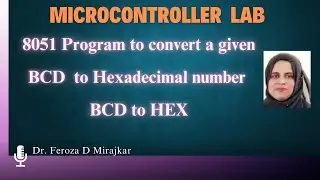 8051 Program to convert a given BCD number to Hexadecimal number