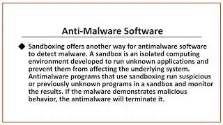 011 Anti Malware Software