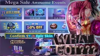 Double 11 MEGA sale 2021! MLBB