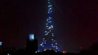 Nouvel an 2009 à Paris -Tour Eiffel