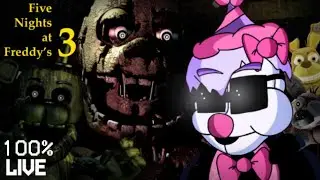 THIS ATTRACTION IS GREAT, SO MANY GUARDS I CAN-...! | Five Nights at Freddy's 3 | (LIVE)