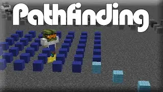 [Concept] Pathfinding robot in vanilla MC with Dijkstra, semi-A* & chase algorithm [MC 1.8]