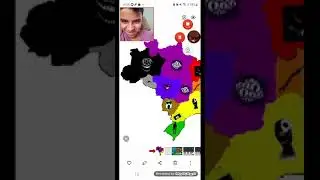 Mapa do Brasil com as entidades do Doors