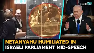 Isreal's Netanyahu Humiliated In Israeli Parliament Mid-Speech| Israel-Hamas War