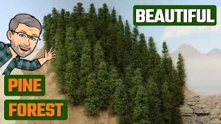Fantastic Mountain Forest - Model Railroad Scenery