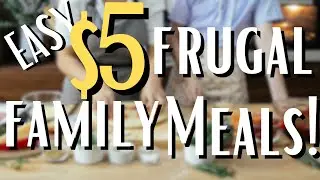 $5 HEALTHY Family Meals For Your Busy Weeknights! Best Extreme Budget Meals! 