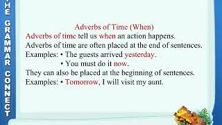 Adverbs | Adverbs of Manner | Adverbs of Time | Adverbs of Place | Grammar for Class 4