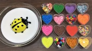 Mixing Random Things into Slime | Slimesmoothie | Satisfying Slime Video !