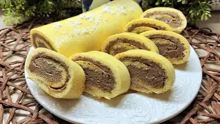 Низкоуглеводный рулет с творожным кремом. Худеем вкусно!