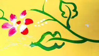 గుమ్మం ముగ్గు /Door Alpona design at my mother's home