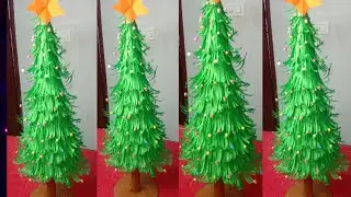 #ChristmasTree / Paper Christmas Tree Craft/ How To Make Christmas Tree