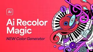 Generative AI: Text to Color | Adobe Illustrator Beta
