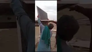 SOLAR PLATE DAMAGED AFTER STORMS⚡🌪#storm