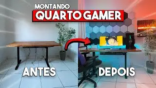 Como Montei o Quarto Gamer dos Sonhos - Incrível Transformação Passo a Passo