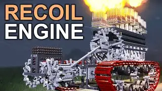 Recoil Engine Powered Tank - Space Engineers