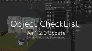 Blender Add-on : Object Checklist ver1.2.0 Update
