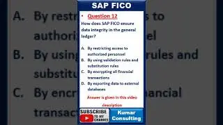 SAP S/4 HANA FI Exam Questions // SAP FICO Certification Question 