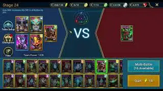 Multi-battle team setup bug - Raid Shadow Legends