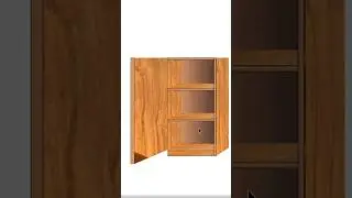 Creating a stylish wooden cupboard using CorelDRAW😲🤔