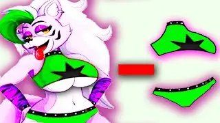 Roxanne Wolf + - ALL clothes = ??? FNAF ANIMATION PART 14