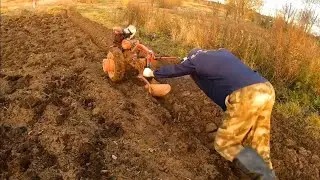 Осенняя вспашка мотоблоком мтз 12