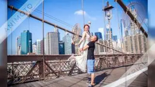Lovely Spanish Couple's Honeymoon Vacation in Big Apple