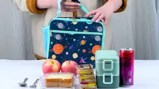 Bolsa Del Almuerzo Niños Lonchera Frío Y Calo Gran Capacidad
