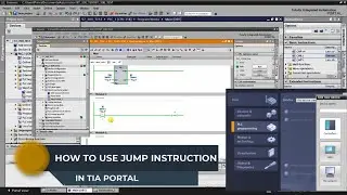 How to use Jump Instruction in TIA Portal