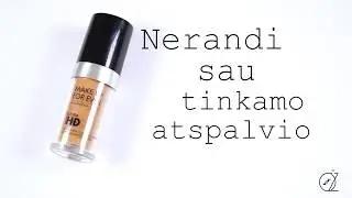 Tobulas makiažo pagrindo atspalvis per kelias sekundes???
