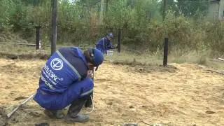 сваи винтовые как вкручивать видео