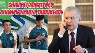 SHAVKAT MIRZIYOEV OLIMPIADA CHAMPIONLARI HASANBOY DO'SMATOV VA ULUG'BEK RASHIDOV BILAN GAPLASHDI