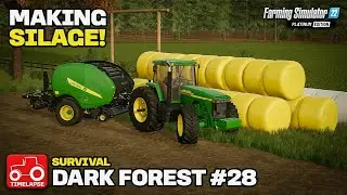 WRAPPING UP THE LAST CUT!! [Dark Forest Survival] FS22 Timelapse # 28