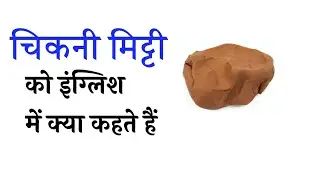 चिकनी मिट्टी को इंग्लिश में | #Vocabulary #English #viral #ytshorts #shorts #letpractix 