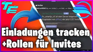 Discord Einladungen TRACKEN und Rollen für Invites einstellen | Plasmabot Tutorial Deutsch 2021