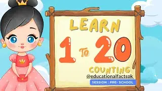 Educationalfackpk 1 to 20 counting #preschool #preschoollearning #counting #countingvideo