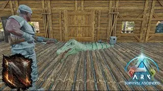 A Baryonyx Ate My House! Ark: Survival Ascended [The Island Ep2]