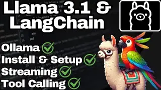 LLAMA 3.1 with Ollama & LangChain - Use the new FREE Open Source models easily