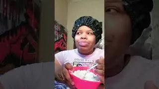 I'm doing a cornstarch eating challenge 😋