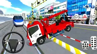 Korean TOW Truck Driving in Seul - 3D Class Driver Simulator #19 - Android Gameplay